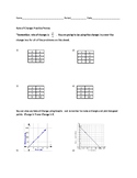 Rate of Change Practice/Notes