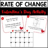 Rate of Change Valentine's Day Algebra Activity