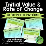 Rate of Change and Initial Value Practice PowerPoint
