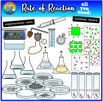 Preview of Rate of Reaction Clipart (Speed, Chemical Reactions)