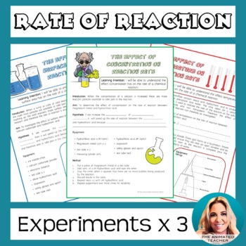 fun rate of reaction experiments