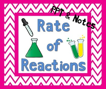 Preview of Rate of Reactions PowerPoint w/ Notes