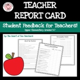 Rate the Teacher / Teacher Report Card and Feedback - Uppe