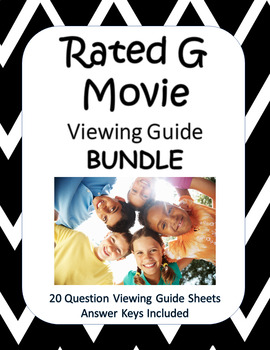 Preview of Rated G Movie Guide BUNDLE - Google Copy Included