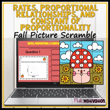 Preview of Rates, Proportions, and Constant of Proportionality Fall Scramble