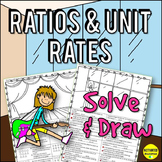 6th Grade Ratios & Unit Rates Color by Answer