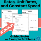 Rates | Unit Rates | Unit Price | Constant Speed | Guided 