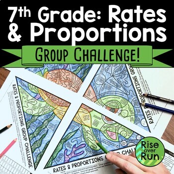 Preview of Rates and Proportional Relationships Activity for 7th Grade