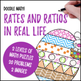 Rates and Ratios | Doodle Math: Twist on Color by Number |