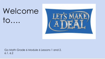 Preview of Rates and Ratios Let's Make a Deal Shopping Game GOOGLE SLIDES