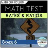 Grade 6 Rates & Ratios Unit Test Ontario Math Assessment P