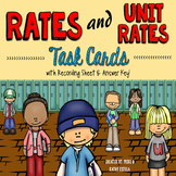 Rates and Unit Rates Task Cards
