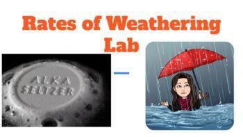 Preview of Rates of Weathering Lab Activity 