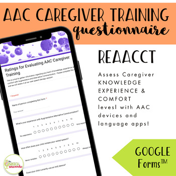 Preview of Ratings for Evaluating AAC Caregiver Training (REAACCT) in Speech Therapy