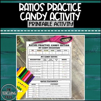 Preview of Ratio Language Candy Practice | 6th Grade CCSS Aligned Introduction to Ratios