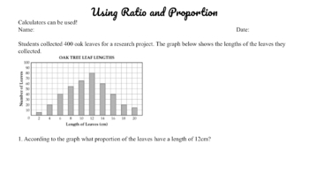 Preview of Ratio & Proportion Quiz 