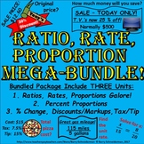 Ratio, Rate, Proportion, Percent, Change, Discount, Markup
