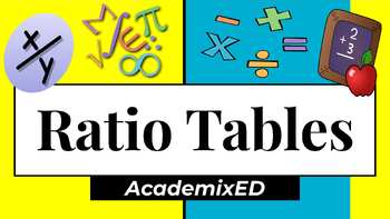 Preview of Ratio Tables Instructional Slides - Guided Notes (with Answer Key)