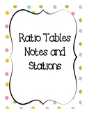 Ratio Tables Notes and Stations