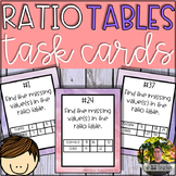 Ratio Tables Task Cards (40 Task Cards)