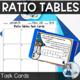 Ratio Tables Task Cards TEKS 6.5a 7.5a CCSS 6.RP.3 7.RP.2a