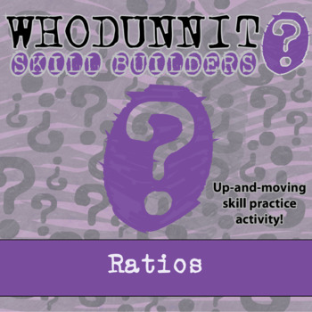 Preview of Ratio Whodunnit Activity - Printable & Digital Game Options