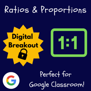 Preview of Ratio and Proportion Escape Room | Math Test Prep Digital Breakout
