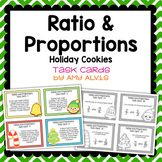 Ratio and Proportion Task Cards Holiday Cookie