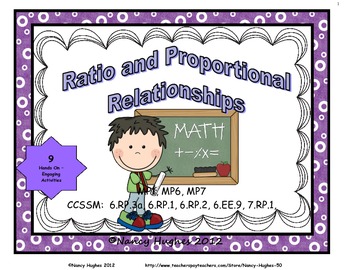 Preview of Ratio and Proportional Relationship Activities