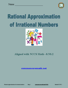 Preview of Rational Approximation of Irrational Numbers - 8.NS.2