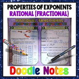 Rational Exponent Doodle Notes