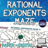 Rational Exponents Activity - Maze