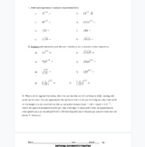 Rational Exponents / Radical form/ exponential form practi