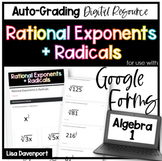 Rational Exponents and Radicals Google Forms Homework