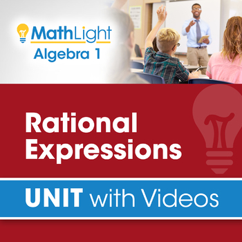 Preview of Rational Expressions | Algebra 1 Unit with Videos