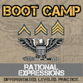 Rational Expressions Boot Camp - Printable & Digital Pract