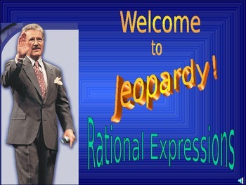 Preview of Rational Expressions Jeopardy
