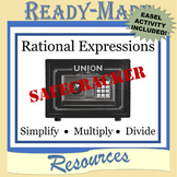 Rational Expressions: Simplifying, Multiplying and Dividin