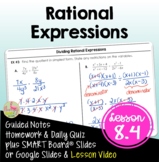 Rational Expressions (Algebra 2 - Unit 8)