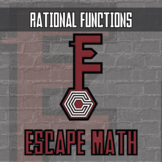Rational Functions Escape Room Activity - Printable & Digi