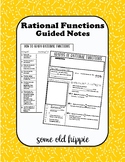 Rational Functions Guided Notes