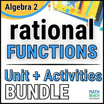 Preview of Rational Functions - Unit 9 Bundle - Texas Algebra 2 Curriculum