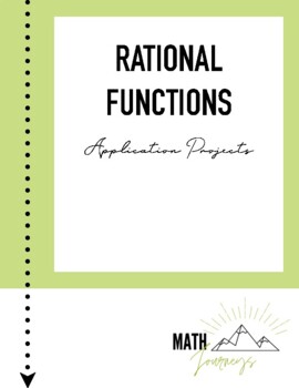 Preview of Rational Functions/Expressions - Application Projects - Real World Tasks