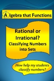 Rational & Irrational Numbers: Classifying Numbers into Se