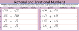 Rational & Irrational Numbers (Google Sheets Self-Checking!)