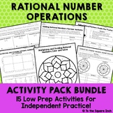 Rational Number Operations Activities