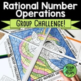 Rational Number Operations Coloring Activity