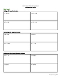 Rational Number Operations Unit Test