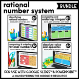 Rational Number System Digital Math Activity Bundle | Goog