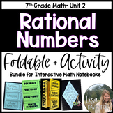 Rational Numbers - 7th Grade Foldables and Activities